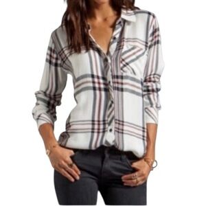 Rails Button Down Long Sleeve Blouse